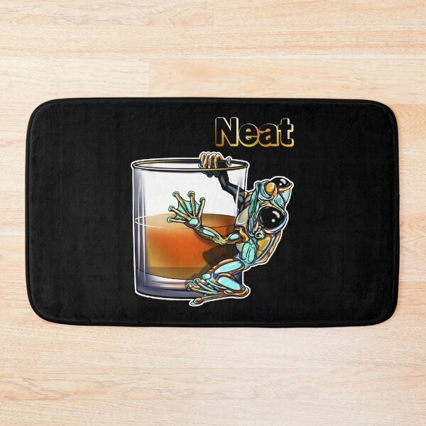 Item preview, Whiskey Frog Teal and Yellow: Neat designed and sold by iduzarts.