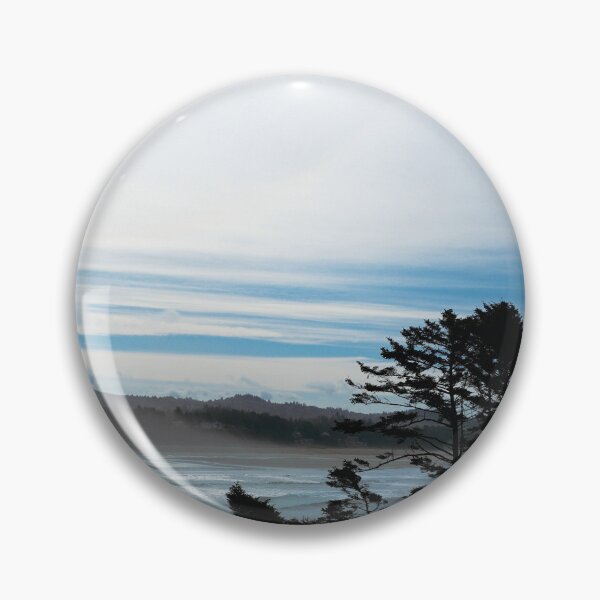 Item preview, Misty Morning on Agate Bay | Peaceful Shoreline View of Central Oregon Coast designed and sold by arlutai.