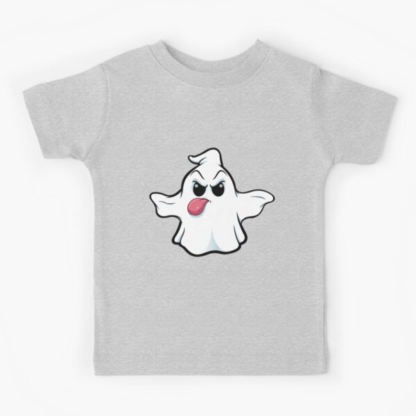 Mean Ghost - Sticking Tongue Out Kids T-Shirt