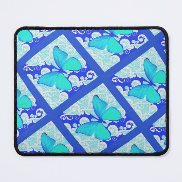 Item preview,   DIAGONAL DESIGN BLUE BUTTERFLY ABSTRACT PATTERN   designed and sold by sharlesart.