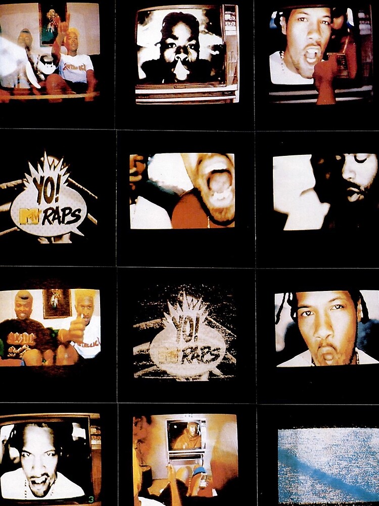 Yo MTV Raps Collage - (90s rap, 90s hip hop artwork) | Graphic T-Shirt