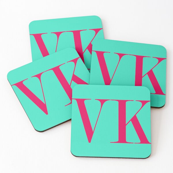 Item preview, The letters------VK----in fuscia color designed and sold by solgel47.