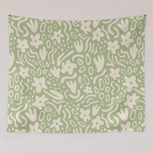 Item preview, Abstract Botanicals - Sage Green designed and sold by Christine Weenk.