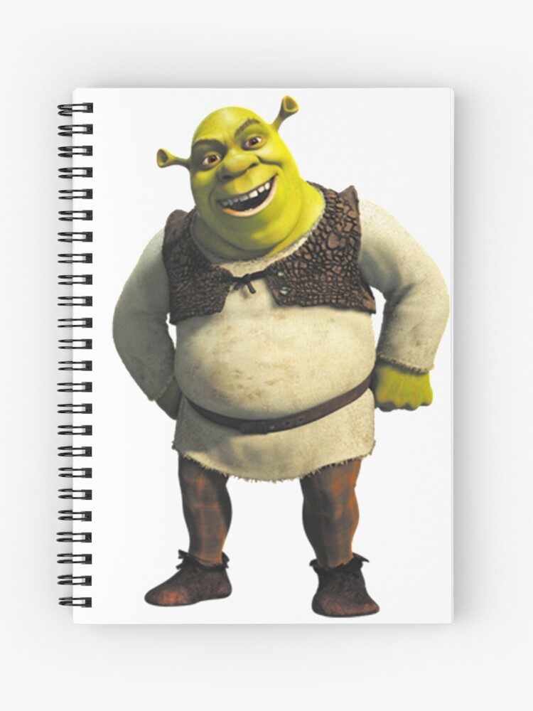 Shrek on the Croc | Spiral Notebook