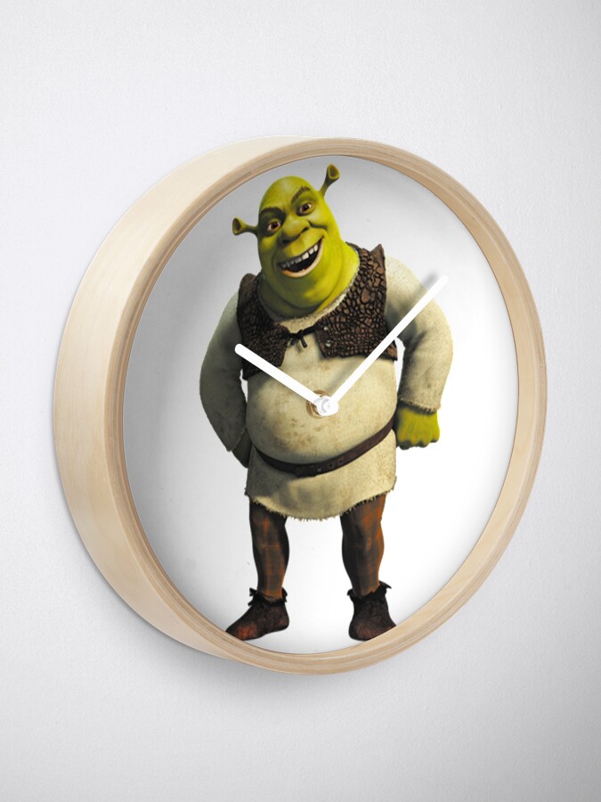 "Shrek" Clock for Sale by Tedefred Redbubble