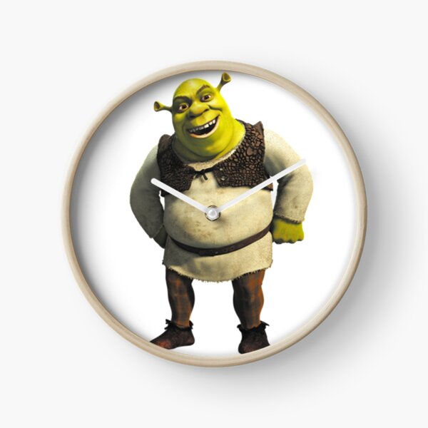 "Shrek" Clock for Sale by Tedefred Redbubble