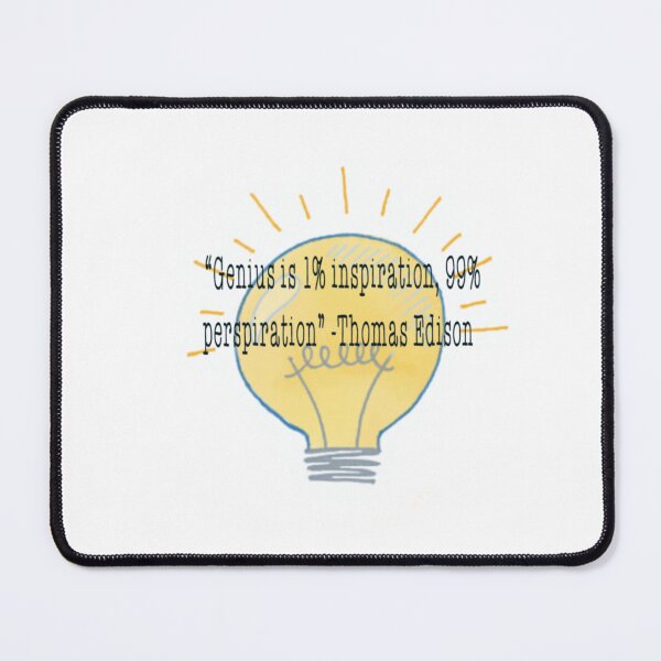 Item preview, Inspiration Perspiration Edison designed and sold by RiaDoodle.