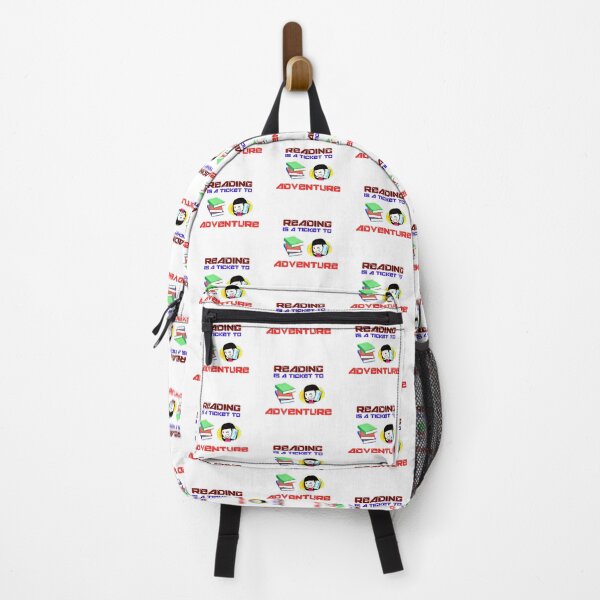 Item preview, Reading is a ticket to adventure | Reading is a ticket to adventure bookworm | Reading lovers designed and sold by Khan-Baba.
