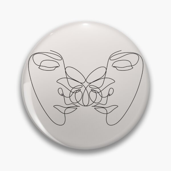Item preview, Abstract Face Line Art - boho Line Drawing Art designed and sold by adoredigitals.