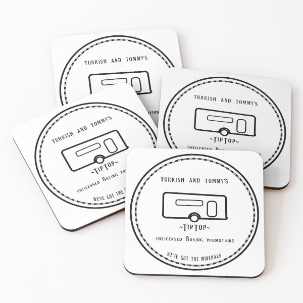 Turkish and Tommy's Boxing Coasters (Set of 4)