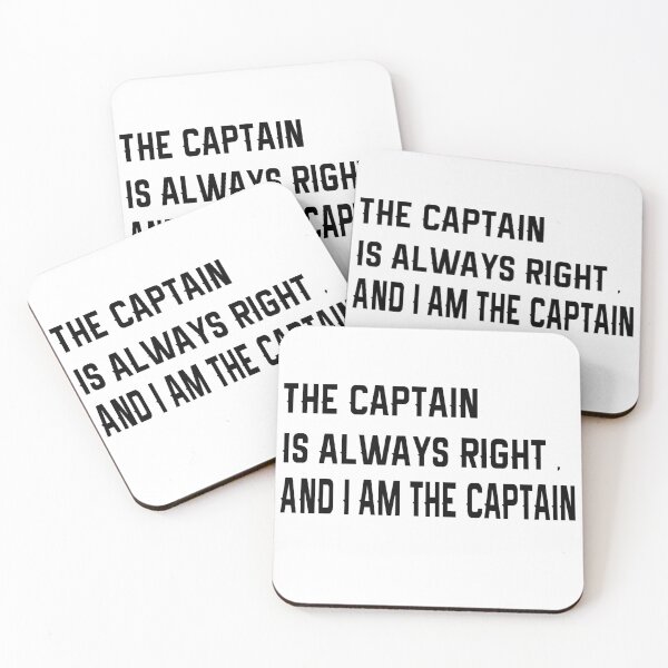 Item preview, The Captain Is Always Right , And i am the captain , funny gift for  boating lover designed and sold by YLartist.