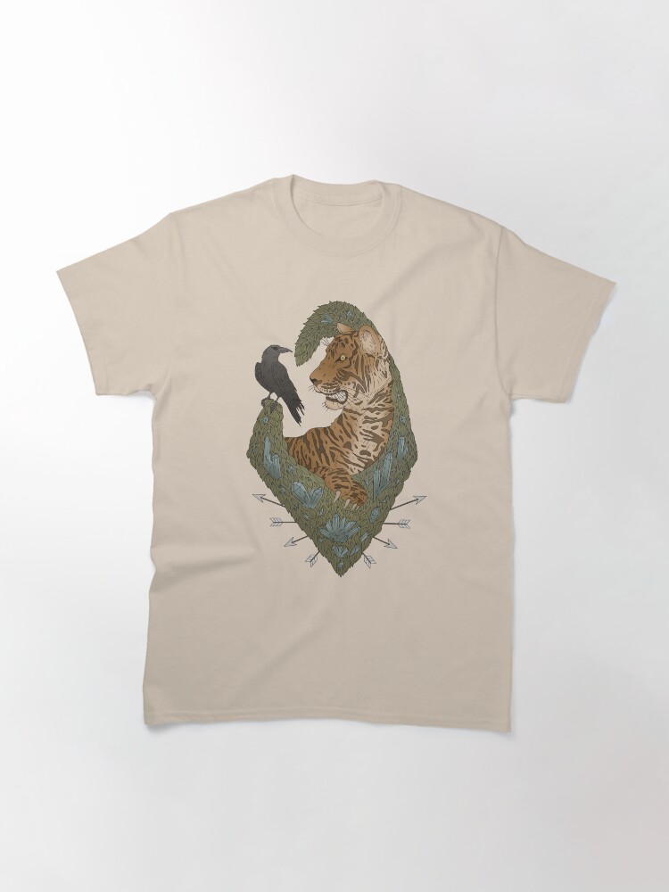 Alternate view of TIGER AND THE CROW - DULL Classic T-Shirt