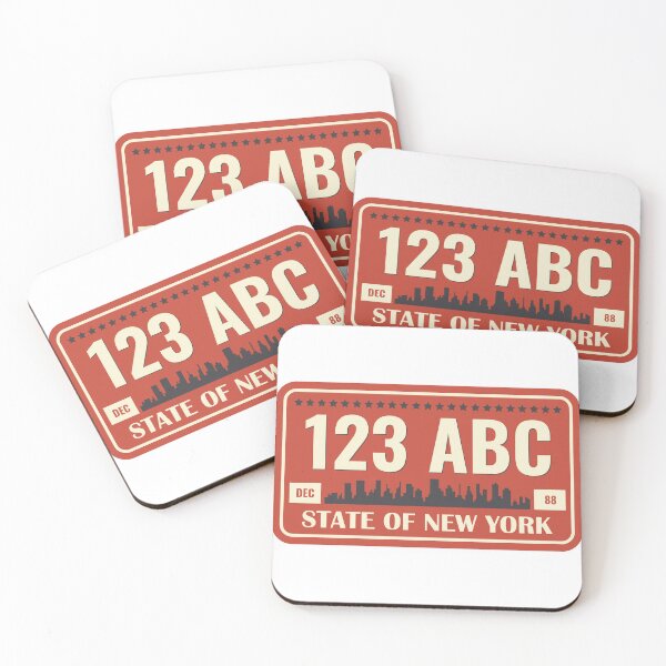 Item preview, Vintage New York City Car Number Plate designed and sold by BeTheVibe.