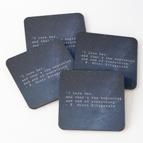 Item preview, F. Scott Fitzgerald "I love her"  designed and sold by itsmemaytal.
