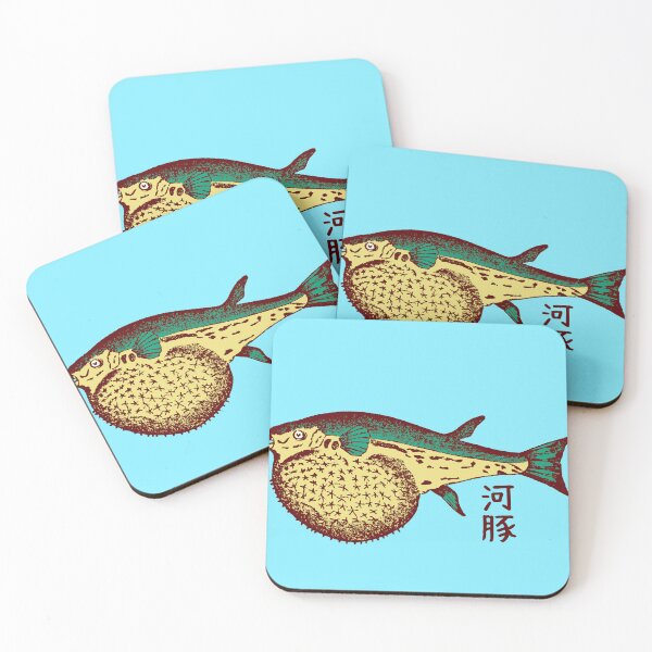 Item preview, Puffer Fish 河豚 Pufferfish Scientific Wildlife Japanese designed and sold by Snoot-Store.
