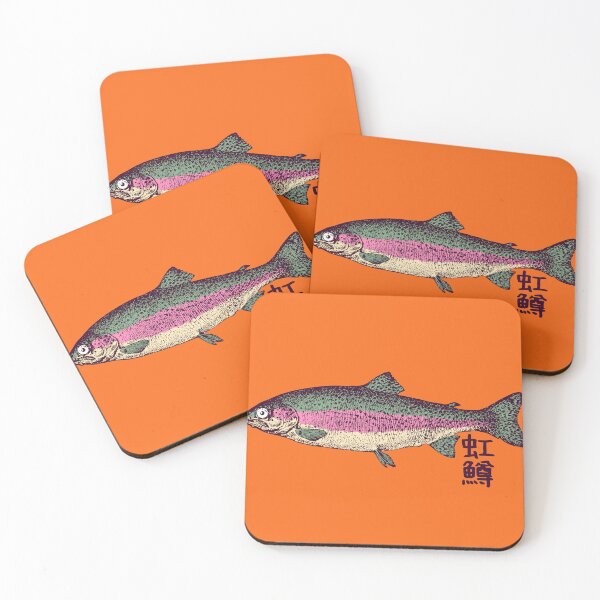Item preview, Rainbow Trout 虹鱒 Fish Scientific Wildlife Japanese designed and sold by Snoot-Store.