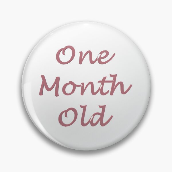 Item preview, One Month Old Baby Month Sticker designed and sold by superchele.