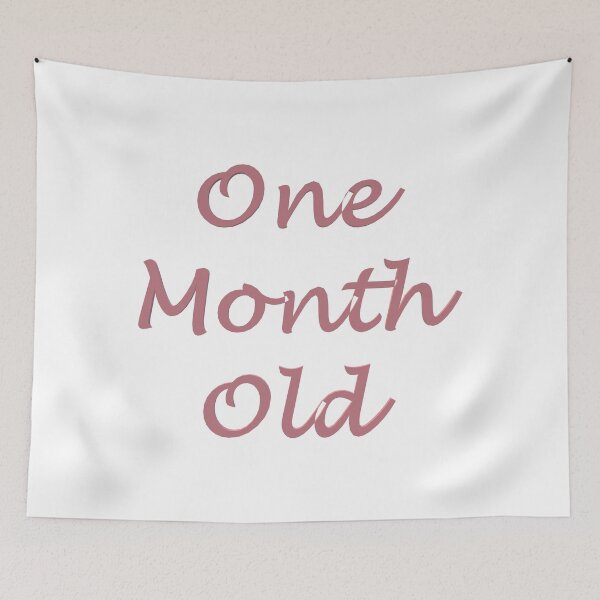 Item preview, One Month Old Baby Month Sticker designed and sold by superchele.