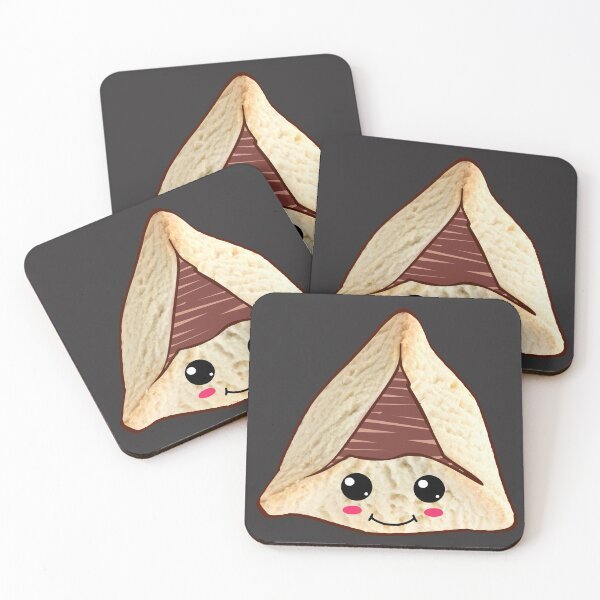 Item preview, Kawaii Hamentaschen - Cute Jewish Food Design for Purim designed and sold by JoBella-Designs.
