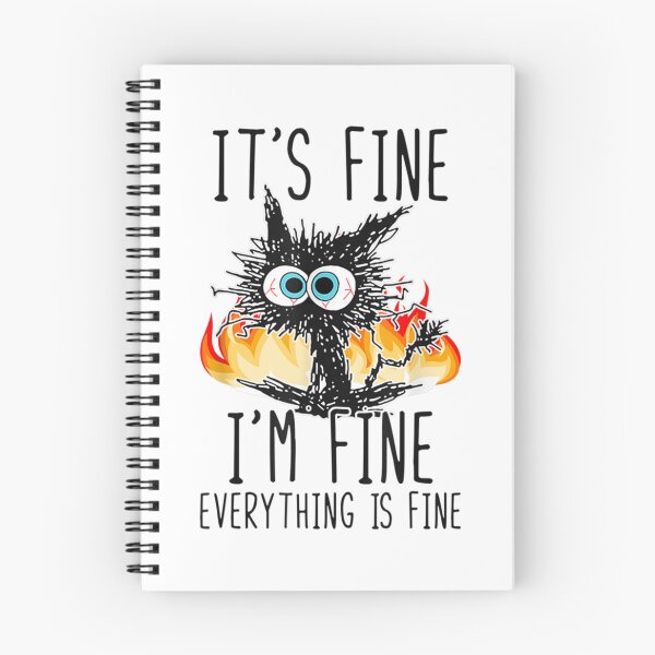 Item preview, Funny It_s Fine I_m Fine Everything Is Fine   designed and sold by DaMoBoutique.