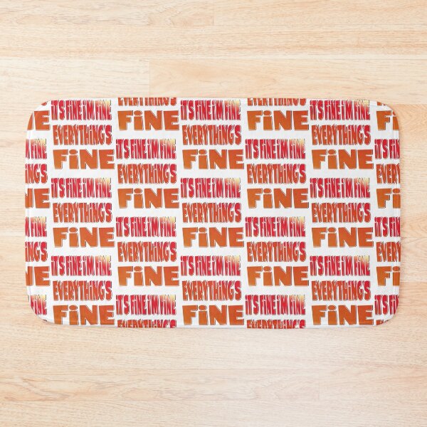 Item preview, funny It_s Fine I_m Fine Everything_s Fine,funny black lie shirt ideas,gift for loves  designed and sold by DaMoBoutique.