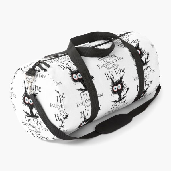 Item preview, Gift I_m Fine Everything Is Fine Black Cat Teacher Life   designed and sold by DaMoBoutique.