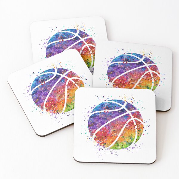 Item preview, Basketball Ball Colorful Watercolor designed and sold by LotusGifts.