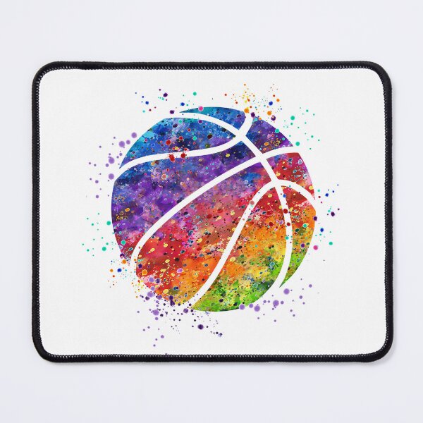 Item preview, Basketball Ball Colorful Watercolor designed and sold by LotusGifts.