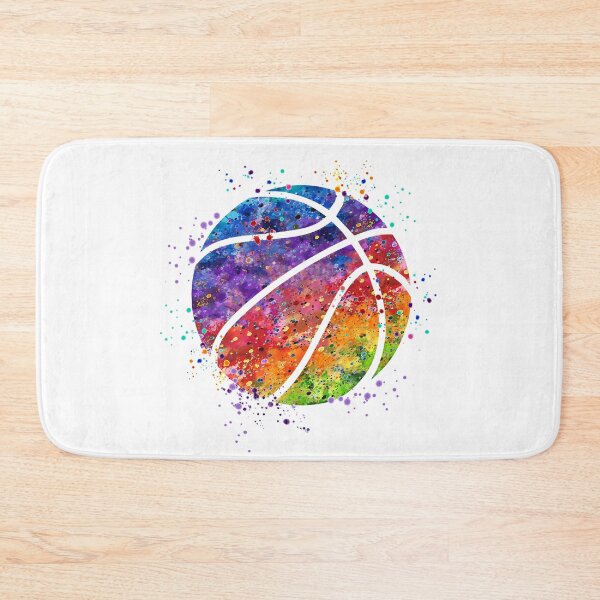 Item preview, Basketball Ball Colorful Watercolor designed and sold by LotusGifts.