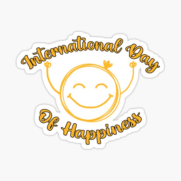 Item preview, 20th march 2023, happiness quotes, day of happiness designed and sold by yssnyd.
