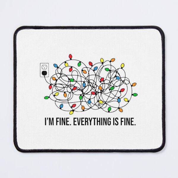 Item preview, Humor everything is fine dog Gift It_s Fine I_m Fine Everything Is Fine Christmas Ugly X-m designed and sold by DaMoBoutique.