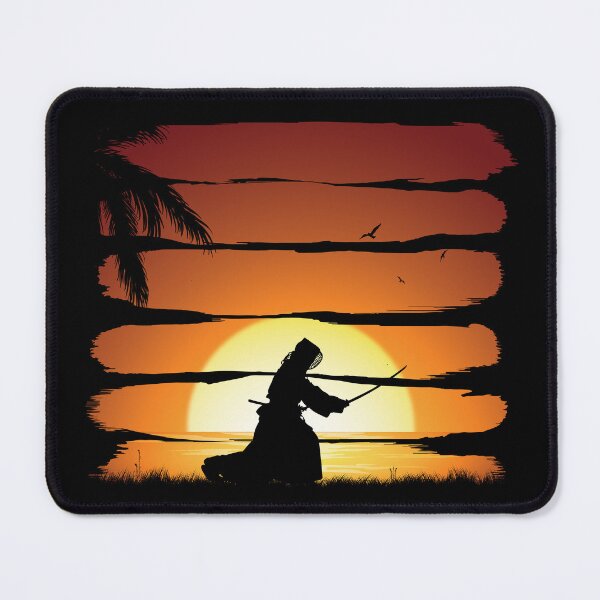 Item preview, Kendo Japanese Martial Arts Sunset Training designed and sold by Delightfully Cynical.