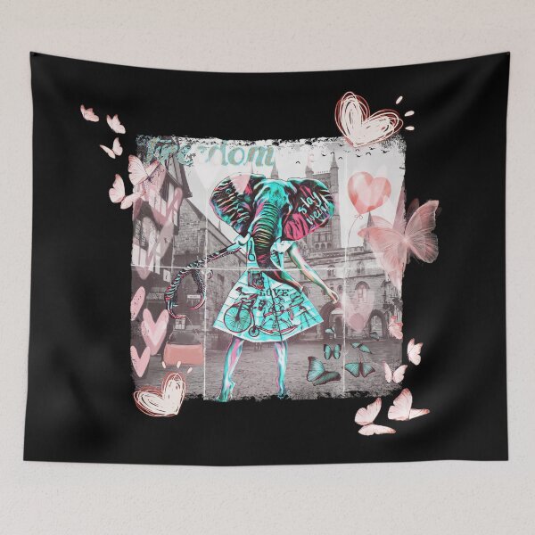 Item preview, Elephant's Freedom to Shop. Jaded Hunter  designed and sold by JadedHunter.