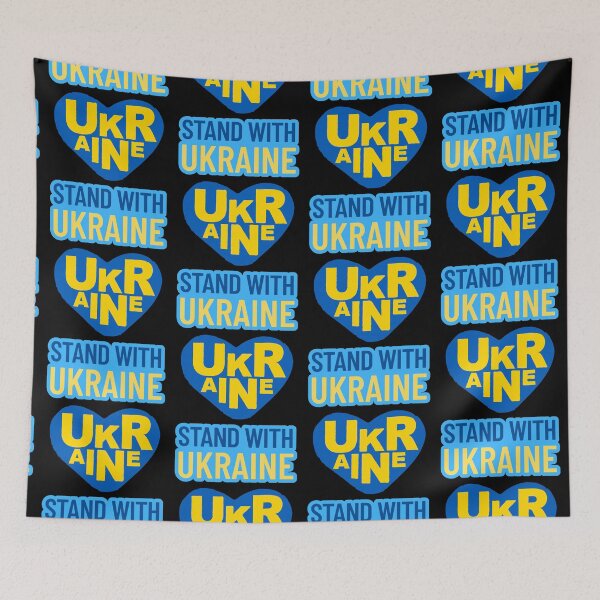 Item preview, Vintage Ukrainian Flag designed and sold by WoodburyLake.