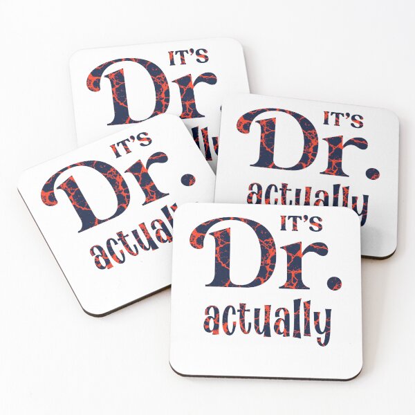 Item preview, It's Dr. Actually - PhD Doctorate Graduate, Funny Graduation designed and sold by Travel-Art-Love.