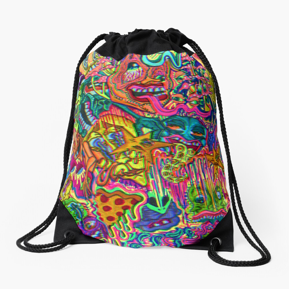Item preview, Drawstring Bag designed and sold by TrippyDrawingz.