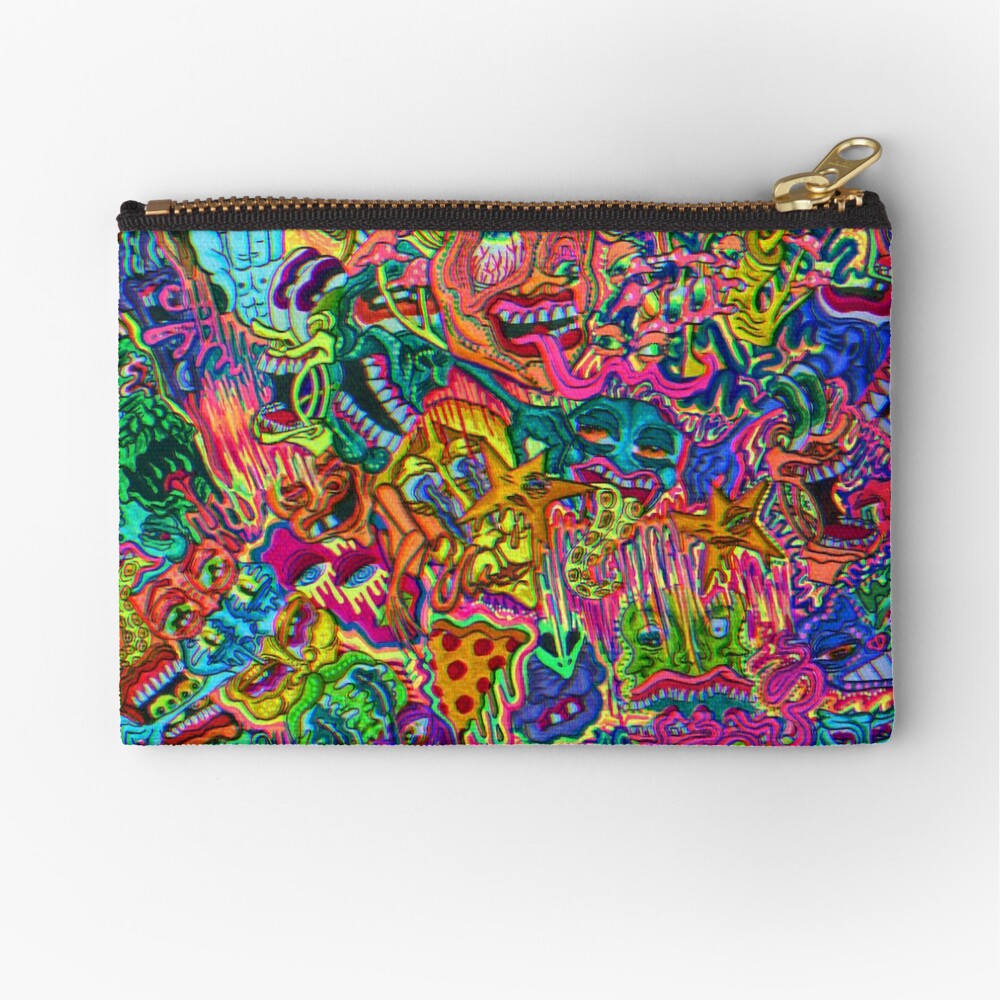 Item preview, Zipper Pouch designed and sold by TrippyDrawingz.
