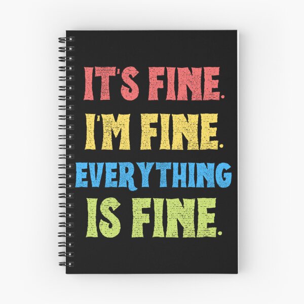 Item preview, It_s Fine I_m Fine Everything is Fine - I_m Fine    designed and sold by DaMoBoutique.