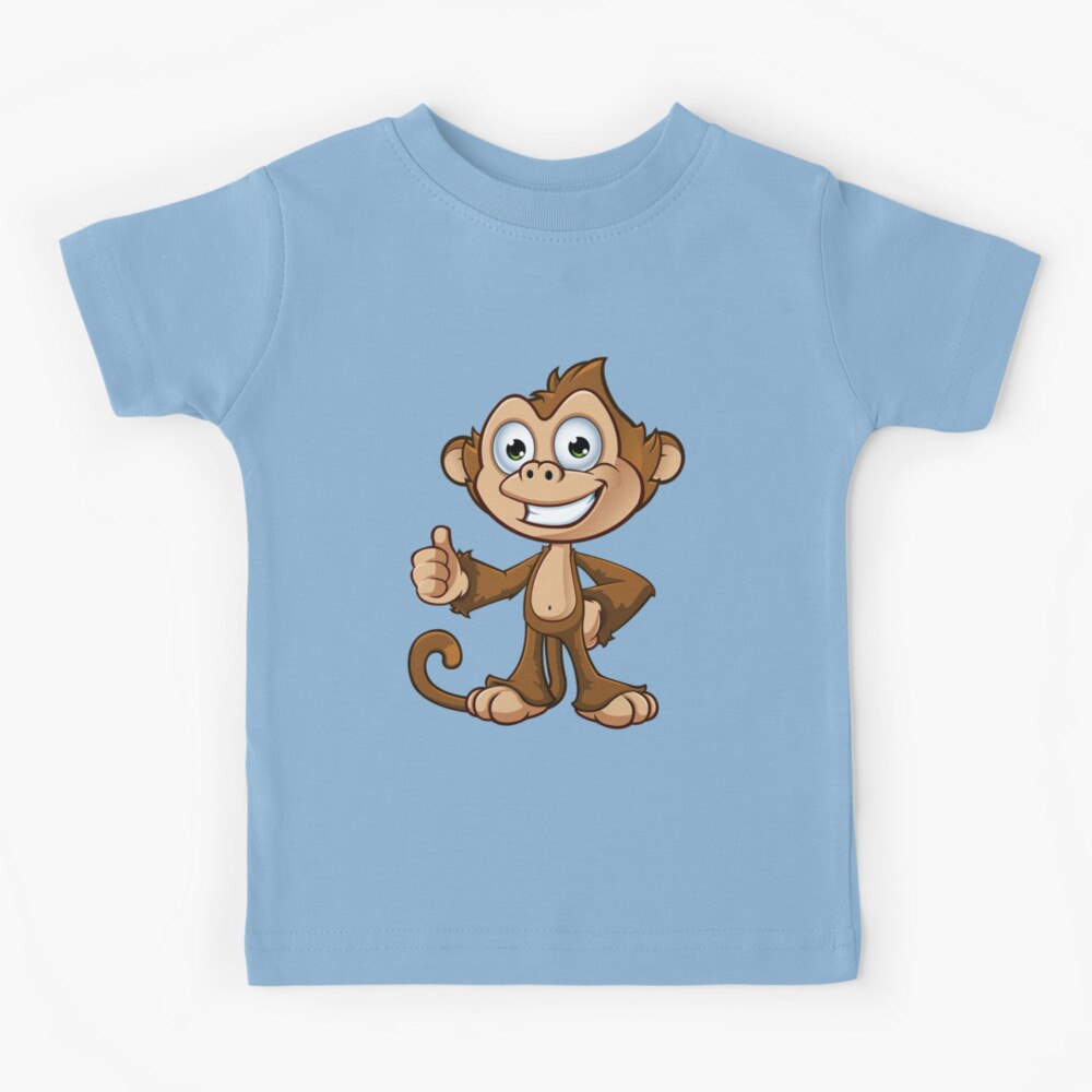 Childrens Ask Me if I'm a Cheeky Monkey  Flip T-Shirt Kids Animal Gift 