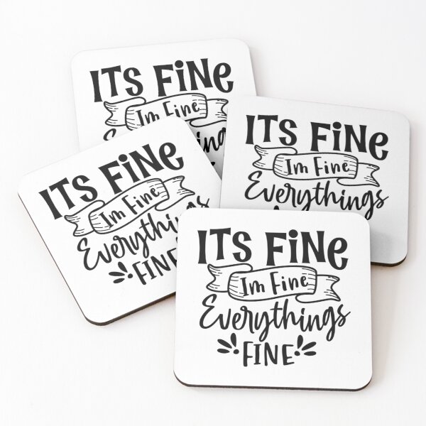 Item preview, It’s Fine I’m Fine Everything is Fine Svg   designed and sold by DaMoBoutique.