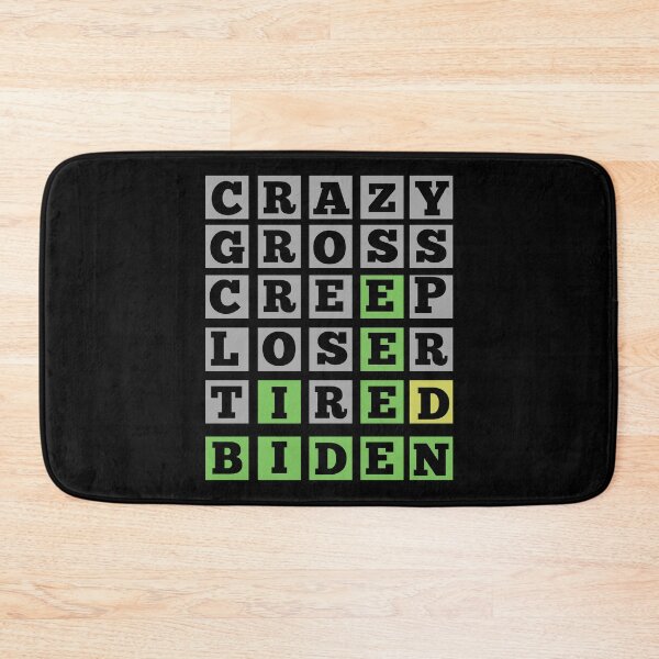 Item preview, Funny Biden Wordle Grid, Joe Biden Joke designed and sold by Constant Readers.
