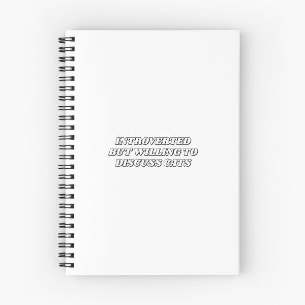 Item preview, Introverted But Willing To Discuss Cats designed and sold by Inspirationmotivation.