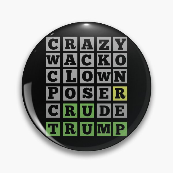 Item preview, Funny Trump Wordle Grid designed and sold by Constant Readers.