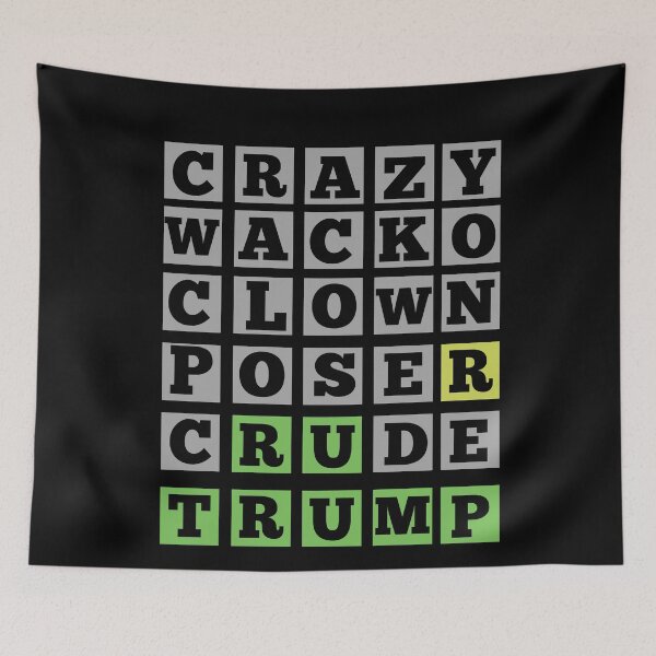 Item preview, Funny Trump Wordle Grid designed and sold by Constant Readers.