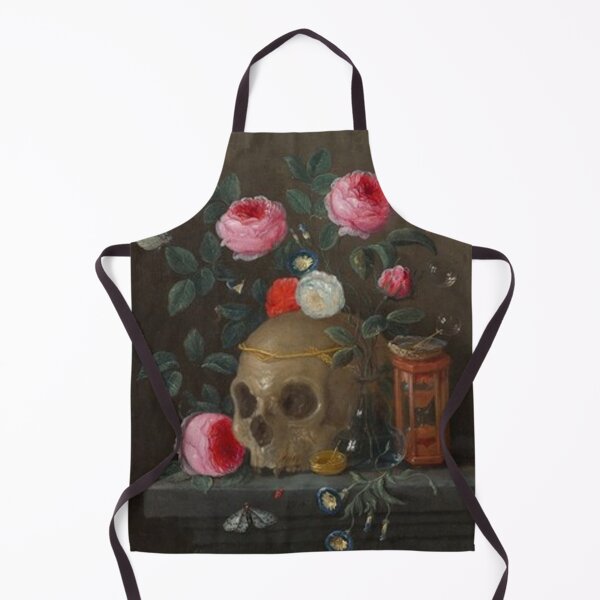 Item preview, Skull Flowers Vanitas Still Life designed and sold by radiantdark.