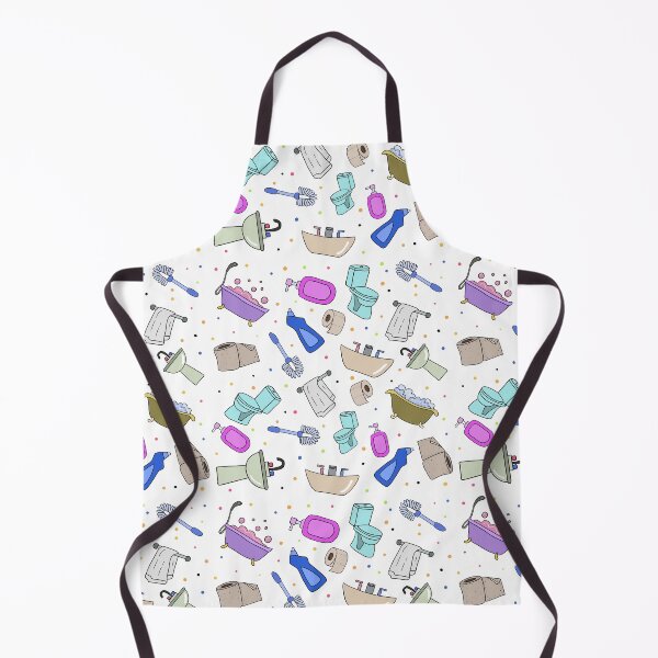 Item preview, Wash Your Hands | Cute Bathroom Stuff Hand Drawing Illustration Pattern designed and sold by HarrysMomStudio.
