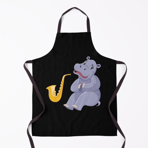 Item preview, Hippo Music Gift Hippo Really Like Hippos Hippo Lovers Hippopotamus designed and sold by pedrored369.