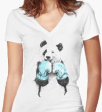 the winner Women's Fitted V-Neck T-Shirt