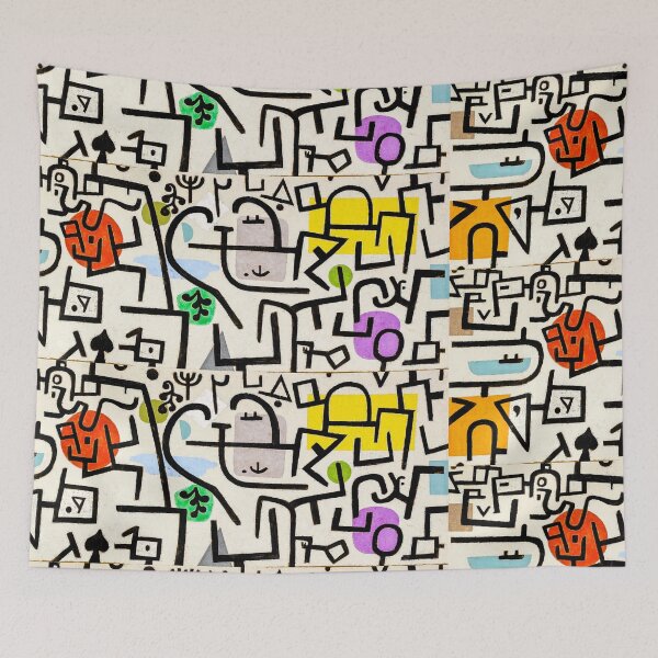 Item preview, Paul Klee Rich Harbor (a travel picture) Abstract Vintage Painting Surrealism Art designed and sold by AesthetesLegacy.