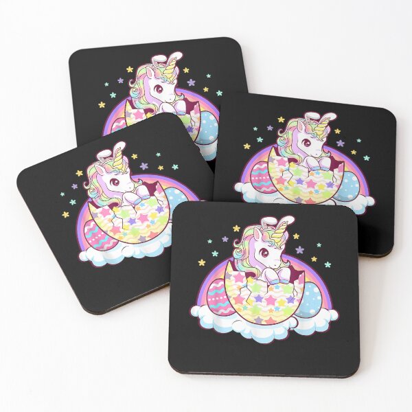 Item preview, Easter Unicorn for Girls Kids Bunny Ears Easter Eggs T-Shirt designed and sold by BeiswengerBing.